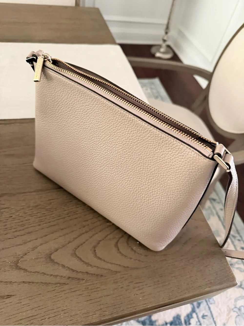 kate spade Pebbled Leather Crossbody Bag in Light gray - Picture 2 of 4